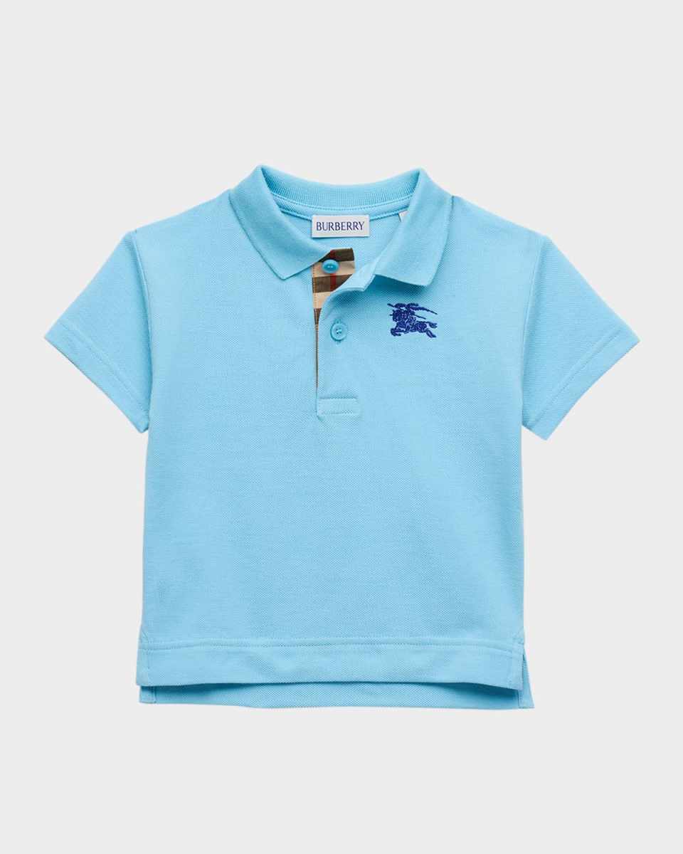 Boy's Johane Cotton Pique EKD Polo Shirt, Size 6M-